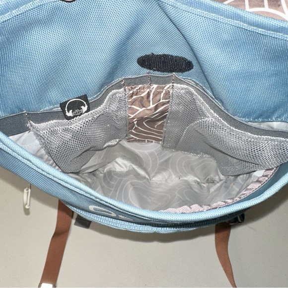 OSPREY Blue Backpack with Tan Straps - Picture 8 of 16